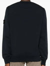 Compass Patch Cotton Sweatshirt Navy - STONE ISLAND - BALAAN 5