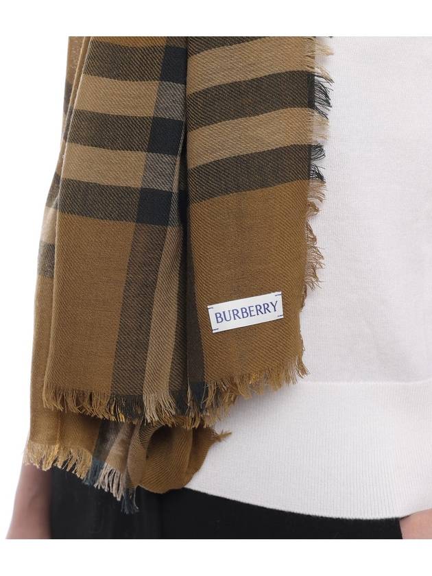 Check Lightweight Wool Scarf Nest - BURBERRY - BALAAN 7