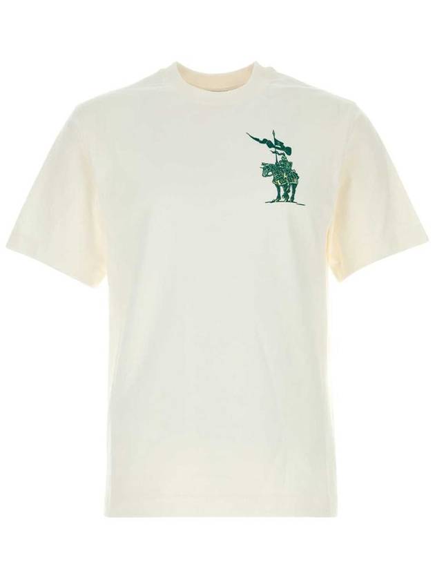 EKD Cotton Short Sleeve T-Shirt Chalk White - BURBERRY - BALAAN 2