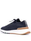 Knit Low Top Sneakers Blue - BRUNELLO CUCINELLI - BALAAN 5