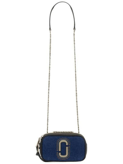 The Denim Chain Snapshot Cross Bag Blue - MARC JACOBS - BALAAN 2