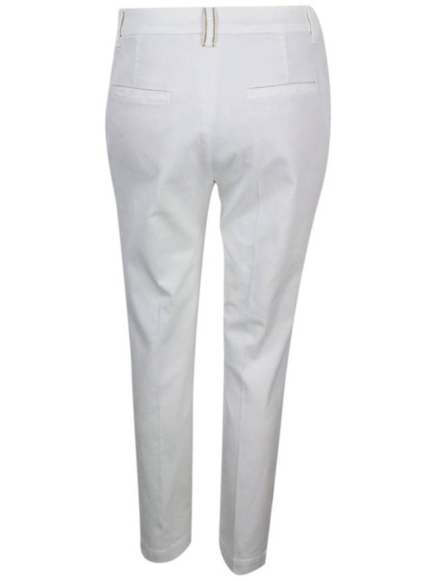 Short Pants MA080P5729 C159 WHITE - BRUNELLO CUCINELLI - BALAAN 4