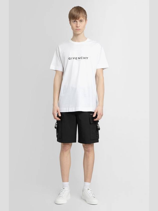 Buckle Cargo Shorts Black - GIVENCHY - BALAAN 2