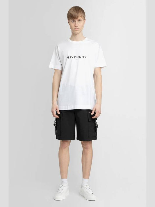 buckle cargo shorts black - GIVENCHY - BALAAN 2