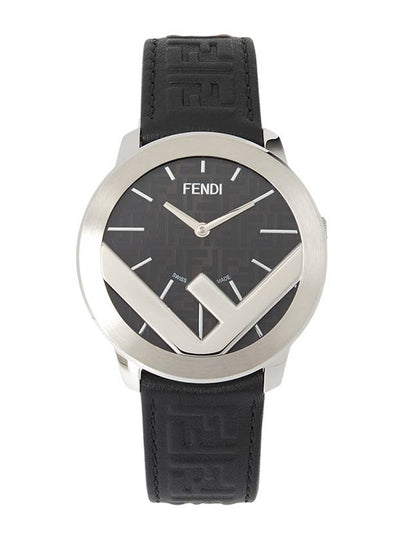 F Is Logo 41mm Watch Black - FENDI - BALAAN 2