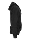 Waffen Patch Cotton Fleece Hoodie Black - STONE ISLAND - BALAAN 4