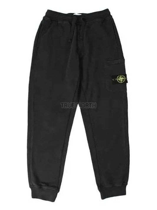 Wappen Patch Cargo Jogger Track Pants Black - STONE ISLAND - BALAAN 2