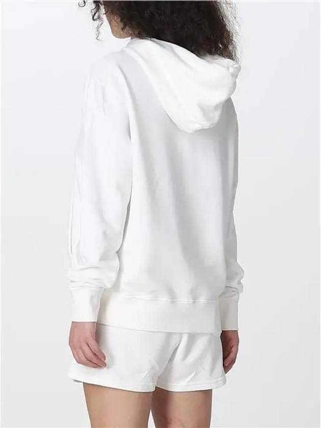 Cappuccio Iconic Logo Hooded Top White - AUTRY - BALAAN.