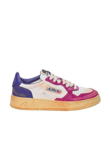 Super Vintage Medalist Low Top Sneakers Purple Pink - AUTRY - BALAAN 1