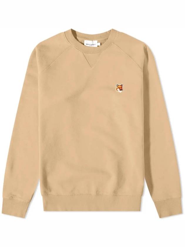 Fox Head Patch Classic Sweatshirt Beige - MAISON KITSUNE - BALAAN 4