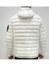 Loom Woven Chambers R Nylon Down TC Light Hoodie Down Jacket White - STONE ISLAND - BALAAN 5