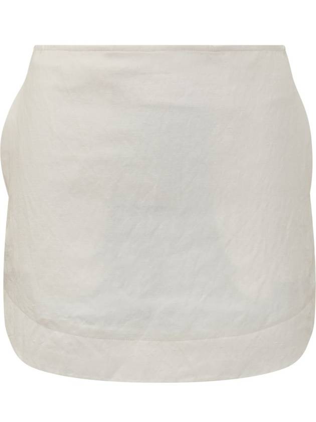 JW Anderson Curved Hem Mini Skirt - JW ANDERSON - BALAAN 1