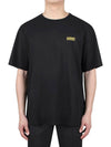 Men's Small Logo Essential Short Sleeve T-Shirt Black - BARBOUR - BALAAN 2