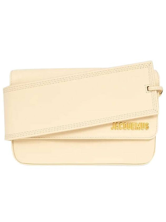 Le Carinou Shoulder Bag Cream - JACQUEMUS - BALAAN.