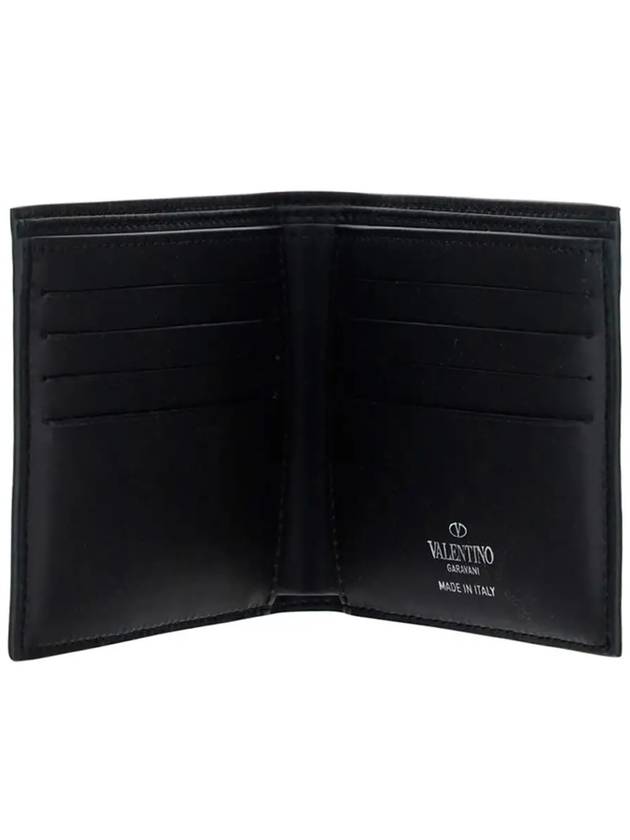 Signature Logo Half Wallet Black - VALENTINO - BALAAN 5