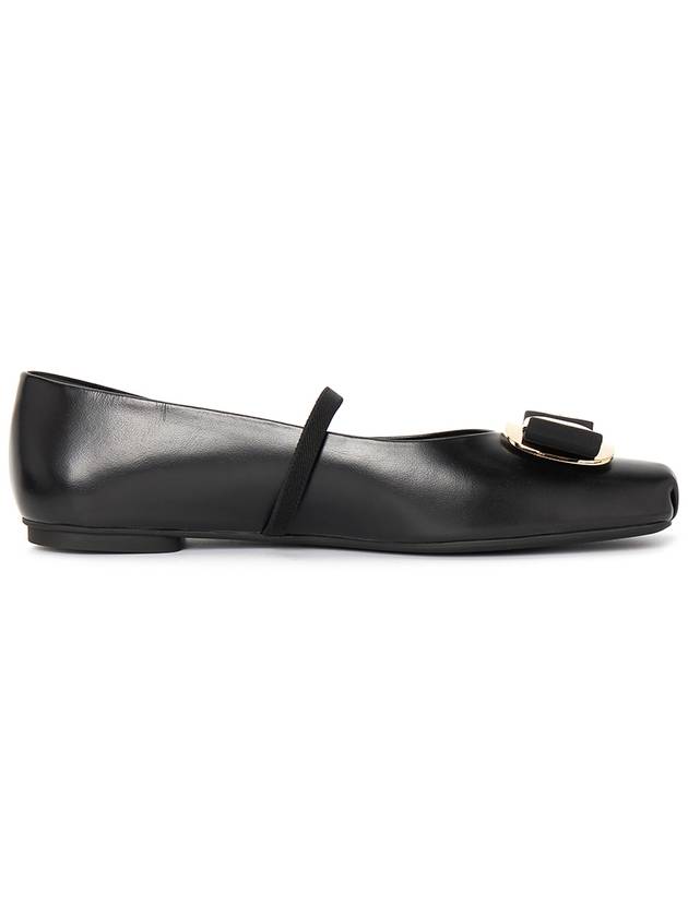 New Bara Ballerina Women's Flat Shoes ZINA NERO 0768868 Foot C - SALVATORE FERRAGAMO - BALAAN 4