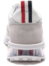 Women Vitello Calf Tech Runner Clear Sole Low Top Sneakers White - THOM BROWNE - BALAAN 5