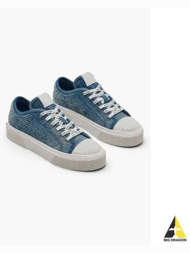 Crystal Denim Sneaker Light Blue MS4AM24001BUL - MARC JACOBS - BALAAN 1