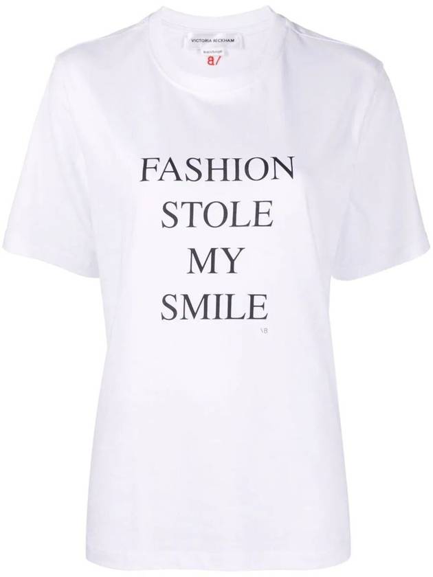 Victoria Beckham T-Shirt Slogan Clothing - VICTORIA BECKHAM - BALAAN 1