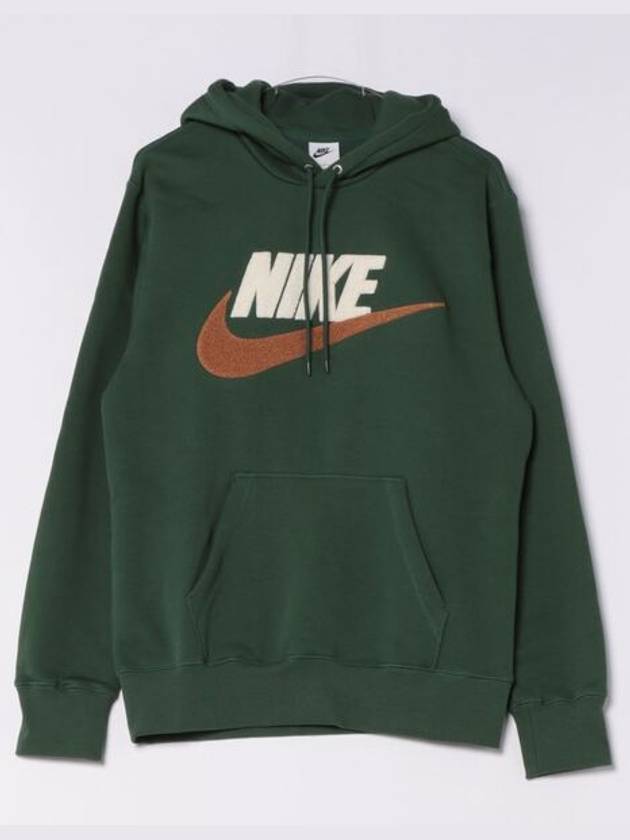 Club Fleece Pullover Hoodie Green - NIKE - BALAAN 2