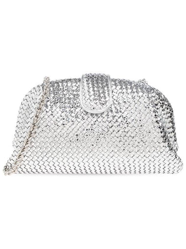 Bottega Veneta Shoulder Bag Lauren 1980 Medium, Women's, Silver - BOTTEGA VENETA - BALAAN 1