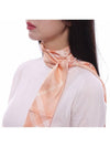 Check Skinny Silk Scarf Pink - BURBERRY - BALAAN 5