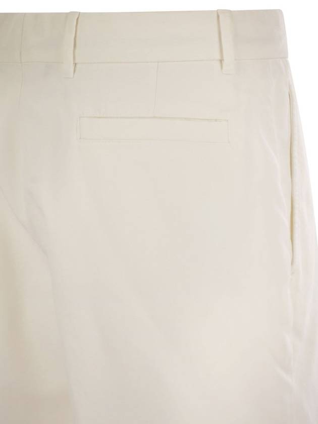 Cotton Shorts White - BRUNELLO CUCINELLI - BALAAN 5