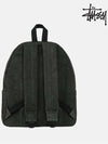 Canvas Backpack Washed Student Unisex Black - STUSSY - BALAAN 4