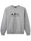 Men's Franco Logo Sweatshirt Grey - A.P.C. - BALAAN 6