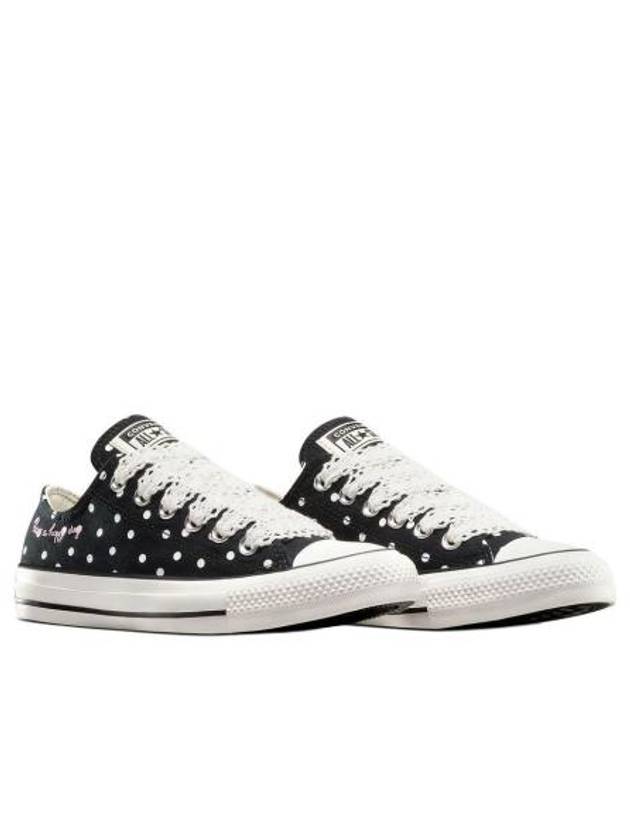 Chuck Taylor All Star Polka Dot Low Top Sneakers Black - CONVERSE - BALAAN 2