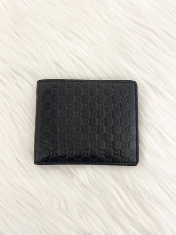 Daol Merchant Store Microshima Half Wallet Black 260987 Condition A - GUCCI - BALAAN 1