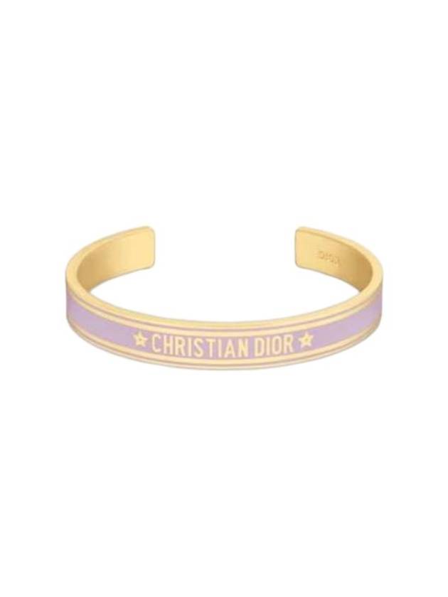 Cord Bangle Bracelet Gold Lilac - DIOR - BALAAN 2