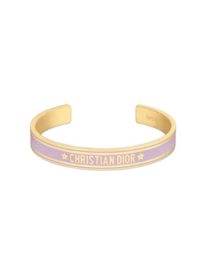 Cord Bangle Bracelet Gold Lilac - DIOR - BALAAN 2