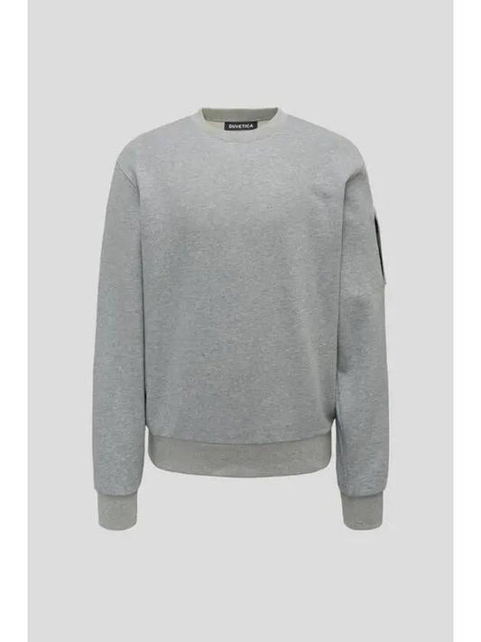 Korea Gray Men's Sweatshirt Melange Gray 270447 - DUVETICA - BALAAN 1