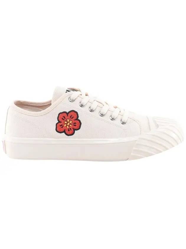 Shool Boke Flower Low Top Sneakers Cream - KENZO - BALAAN 1