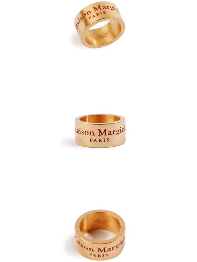 Engraved Logo Ring Gold - MAISON MARGIELA - BALAAN 4