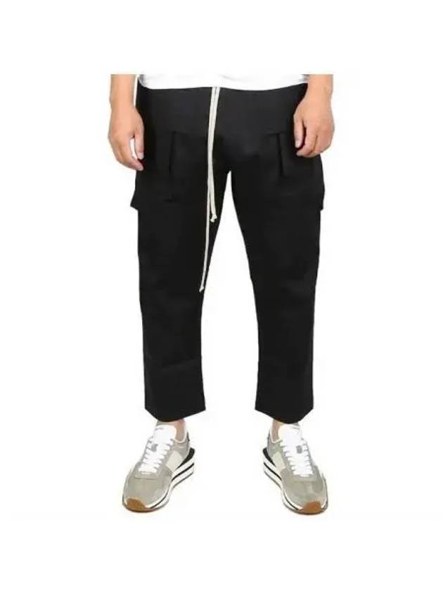 Dark Shadow Crop Cargo Pants 270220 - RICK OWENS - BALAAN 1