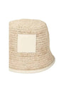 Women s Hat SOLI Logo Patch Raffia Bucket 24E245AC642 3060 120 - JACQUEMUS - BALAAN 4