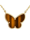 Lucky Alhambra Butterfly Pendant 18K Necklace Gold - VANCLEEFARPELS - BALAAN 4