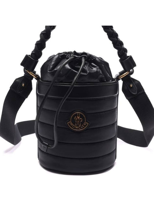 Kaleah bucket bag black - MONCLER - BALAAN.