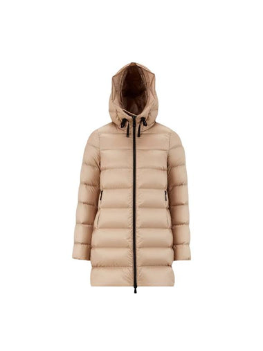 Suyen Long Down Padding Beige - MONCLER - BALAAN 1