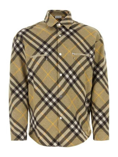 Long Sleeve Shirt 8076470 B7363 Checked - BURBERRY - BALAAN 1