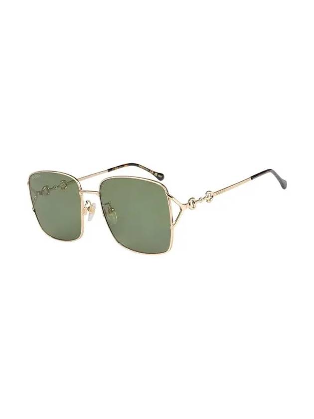 Eyewear Square Metal Sunglasses Gold - GUCCI - BALAAN 4