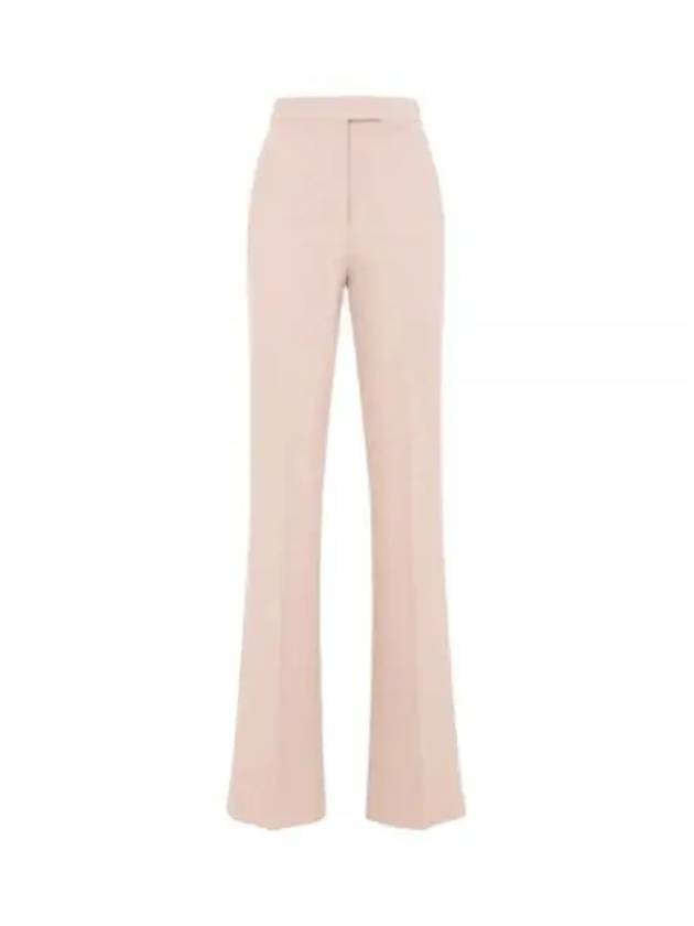 Norcia Viscose Straight Pants Powder Pink - MAX MARA - BALAAN 2