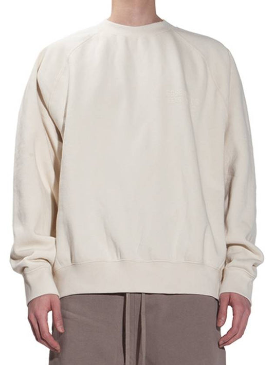 Essential Crew Neck Sweatshirt 192SU222040F EGG SHELL - FEAR OF GOD - BALAAN 1