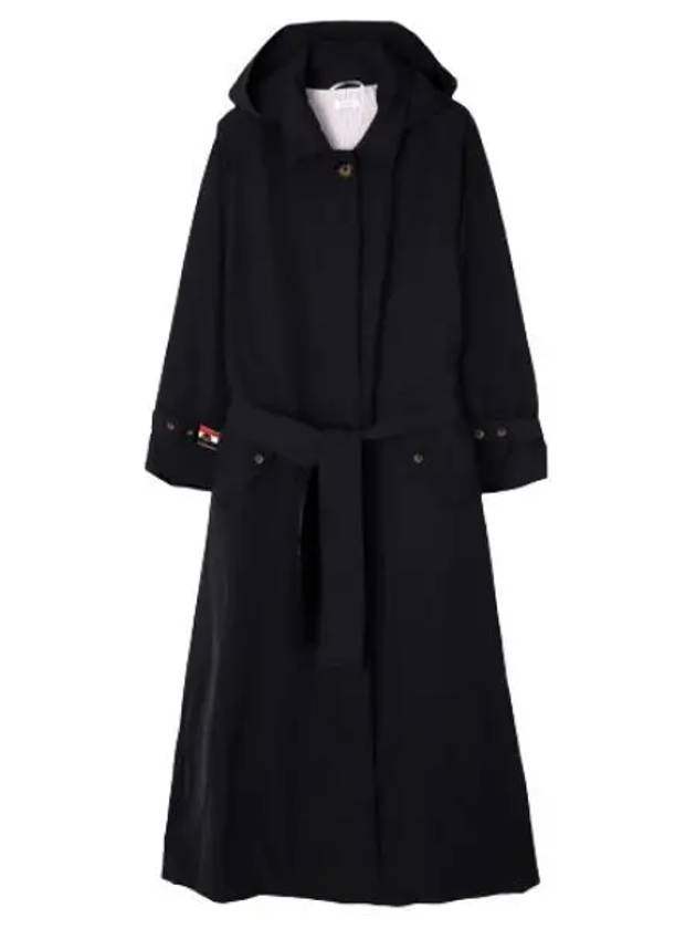 Poly Twill Car Coat Women s - THOM BROWNE - BALAAN 1