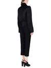 silk black biker jacket - ANN DEMEULEMEESTER - BALAAN 4