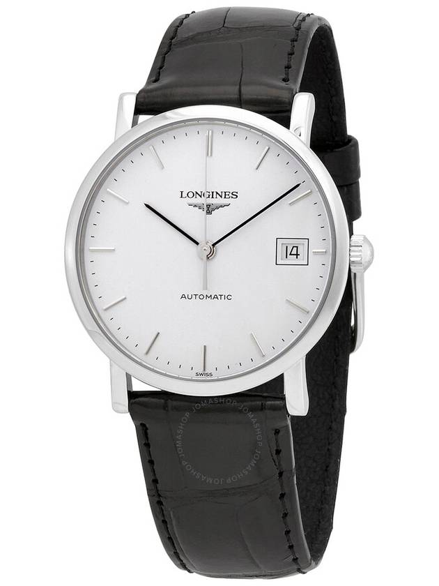 Longines Elegant Automatic Matt White Dial Ladies Watch L4.809.4.12.2 - LONGINES - BALAAN 1