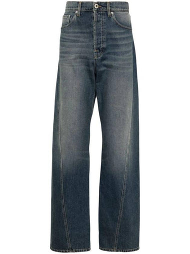 twist detail straight jeans RMTR0051D069P24 - LANVIN - BALAAN 1