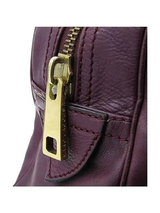 Marc Jacobs Purple Leather Two Pocket Venezia Tote Bag - MARC JACOBS - BALAAN 3